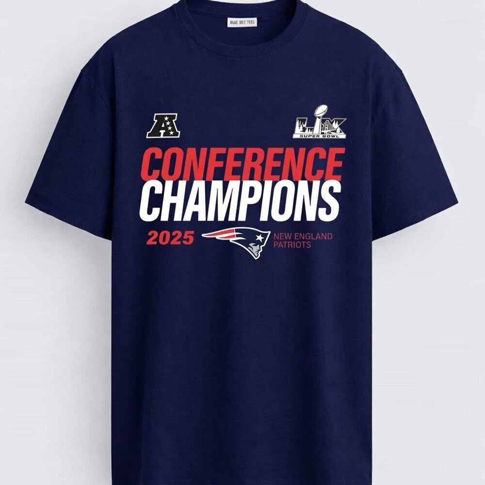 Patriots Conference AFC Champions Super Bowl Bound Shirt .